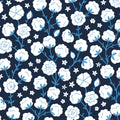 Sapphire Skies - Cotton Flowers