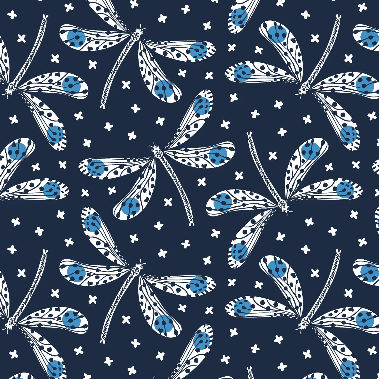Sapphire Skies - Dragonflies